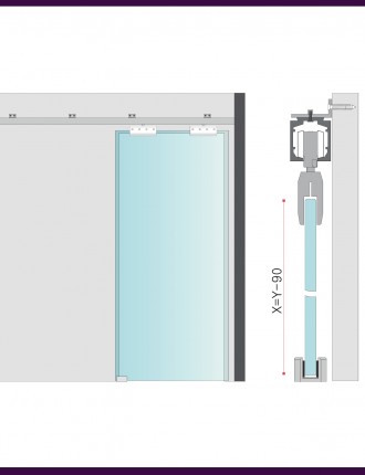 슬라이딩 유리용